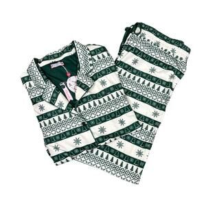 NWT Sweethoney Micro Fleece Pajama 2 Piece Set Women's XXL Holiday Christmas